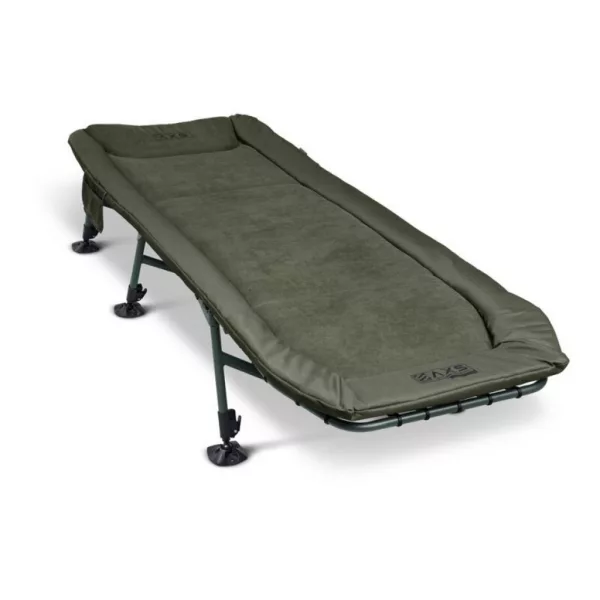 Sonik AXS Levelbed Mousse à mémoire de forme confort 205x80x40-55cm Bedchair Carpe