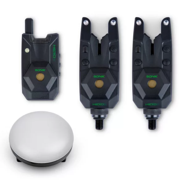 Sonik Herox Bite Alarm Set 2+1+Bl Kit de détecteur de touche électronique