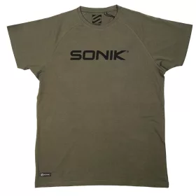 Sonik T-shirt Raglan Vert XL