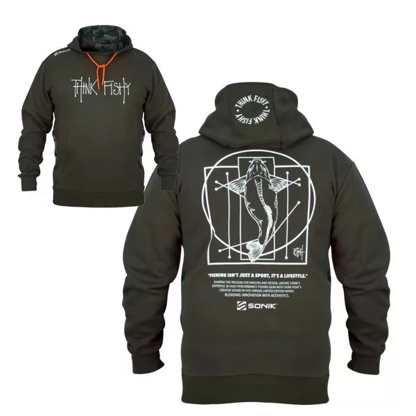 Sonik Hoody By Think Fishy Art Pulóver XL