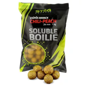 Stég Product Bouillette Soluble 20mm Chili-Pêche 1kg