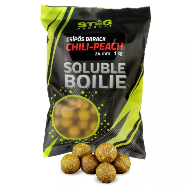 Stég Product Bouillette Soluble 20mm Chili-Pêche 1kg