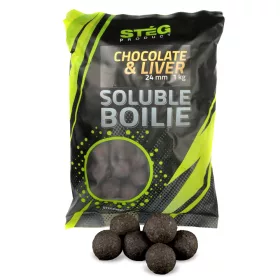 Stég Product Bouillette Soluble 24mm Chocolat-Foie 1kg