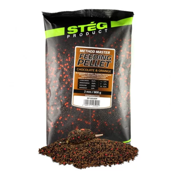 Stég Feeding Chocolat-Orange 2mm 800gr Pellet d'amorçage