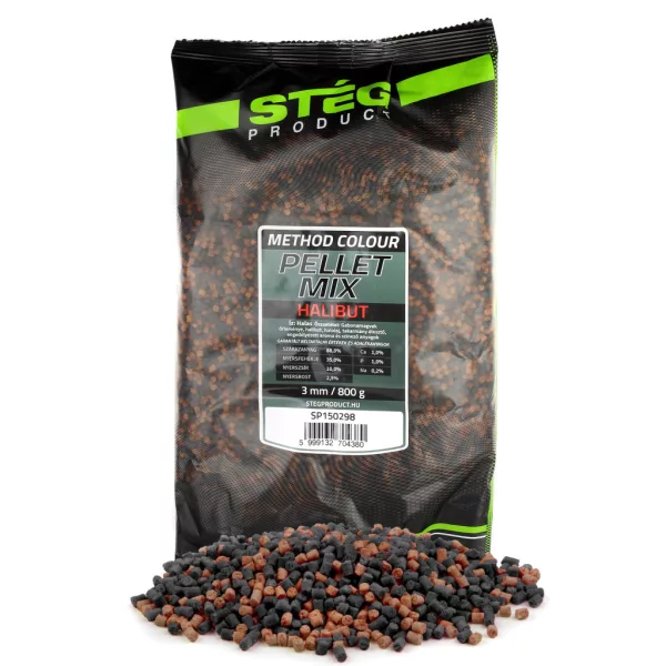 Stég Pellet Mix 3mm Pellet Flétan 800gr