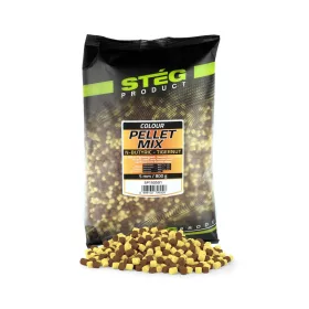   Stég Pellet Mix 5mm Pellet Acide Butyrique-Noix Tigrée 800gr