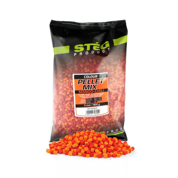 Stég Pellet Mix 5mm Pellet Mangue-Chili 800gr