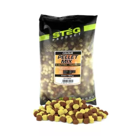   Stég Pellet Mix 8mm Pellet Acide Butyrique-Noix Tigrée 800gr