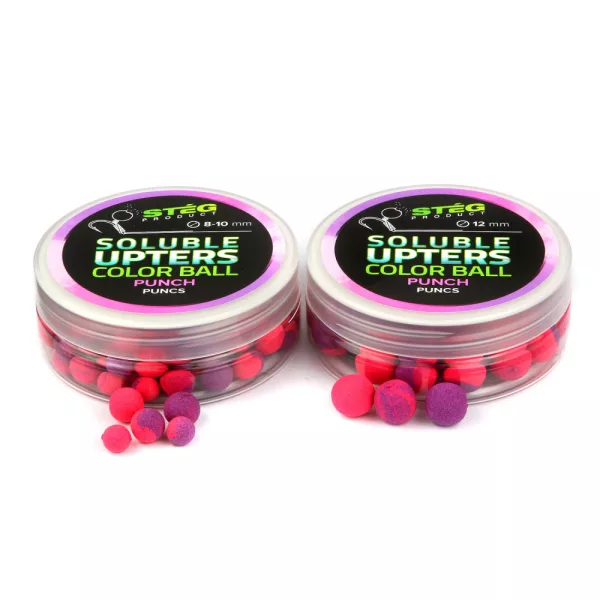Stég Bouillette soluble Upters Wafter couleur 12mm Punch 30g