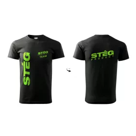 Stég T-shirt col rond 100% coton M T-shirt