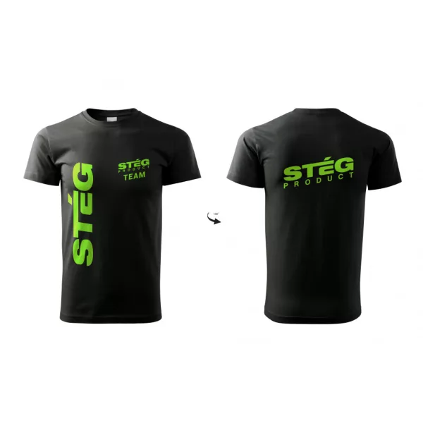 Stég T-shirt col rond 100% coton M T-shirt