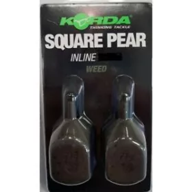 Korda Square Pear Swivel Blister Plomb de Carpe 70gr