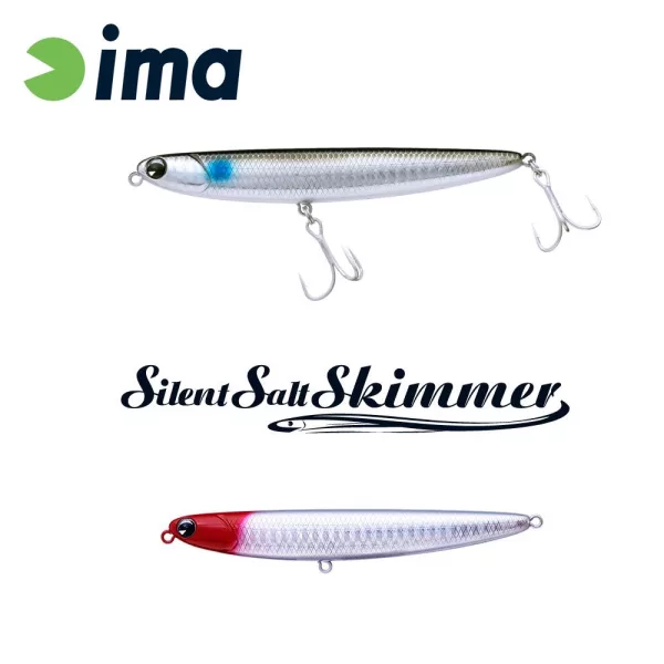Ima Silent Salt Skimmer 11cm 13gr 101 Red Head Wobbler