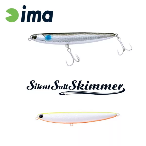 Ima Silent Salt Skimmer 11cm 13gr 102 Chart Back Pearl Wobbler