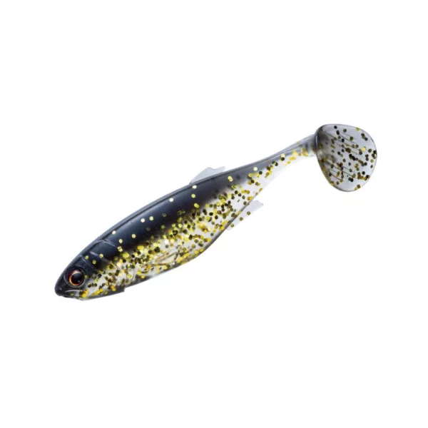 Major Craft Stabi Shad Fat 8,9cm #004 Black Gold Gumihal 4db