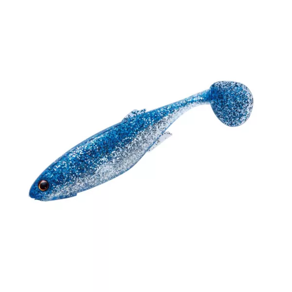 Major Craft Stabi Shad Fat 10,2cm #002 Blue Silver Gumihal 4db