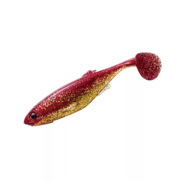 Major Craft Stabi Shad Fat 12,7cm 20,9gr #001 Red Gold Gumihal 4db