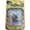 Vargas Catarzis Buffalo Hooks Hameçon triple à œillet, barbelé pour la pêche au silure #2