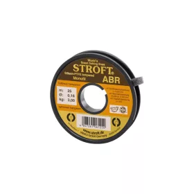   Stroft ABR Világos Barna Áttetsző 0,16mm 25m Monofil Előkezsinór