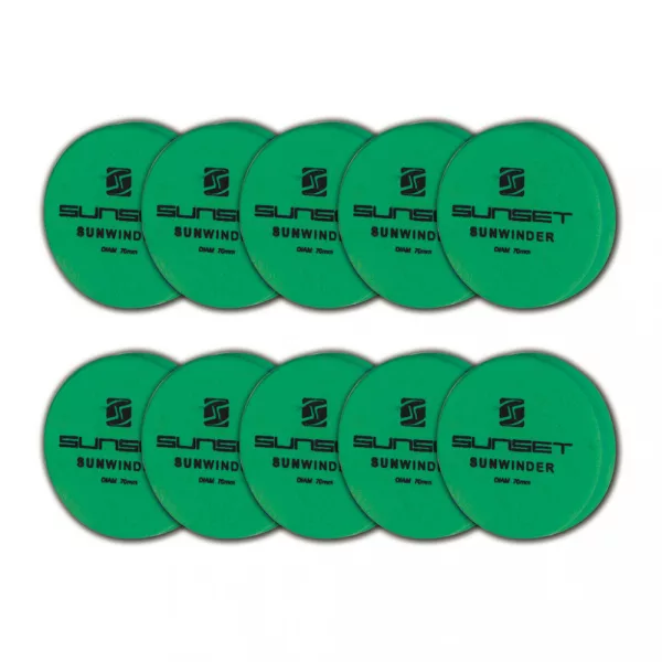 Sunset - SUNWINDER 65MM - GREEN - 10PCS - Enrouleur de bas de ligne EVA