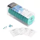 Sunset Sunwinder 65mm Turquoise Support de bas de ligne 10pcs