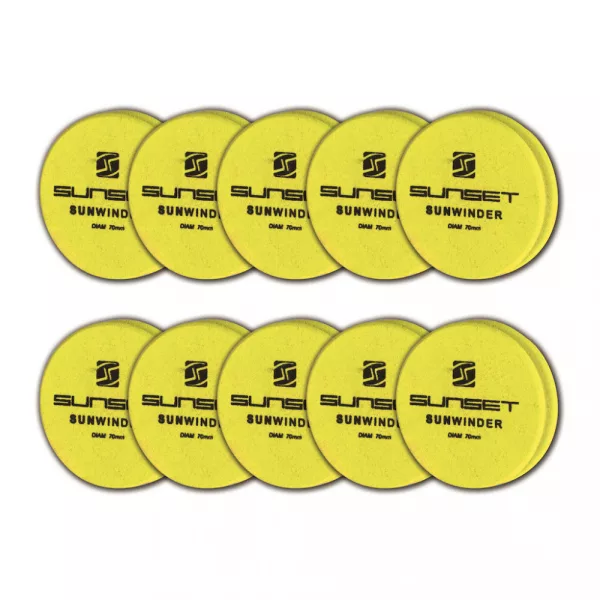 Sunset - SUNWINDER 65MM - YELLOW - 10PCS - Enrouleur de bas de ligne EVA