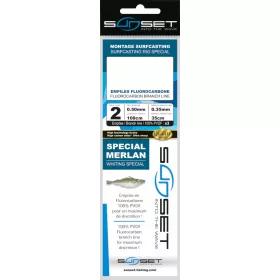   Sunset - BDL SURFCASTING RS COMPETITION SPÉCIAL MERLAN / FLUORO 3X35 N2 - Monture - Monture de mer