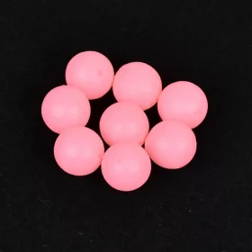   Sunset - PERLES FLOTTANTES RONDES LUMINEUSES ROSES 8mm X20 - Butée
