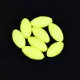 Sunset - BEADS FLOATING OVAL FLUO YELLOW 5x10mm X20 - Butée