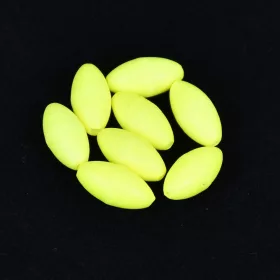 Sunset - BEADS FLOATING OVAL FLUO YELLOW 7x15mm X20 - Butée