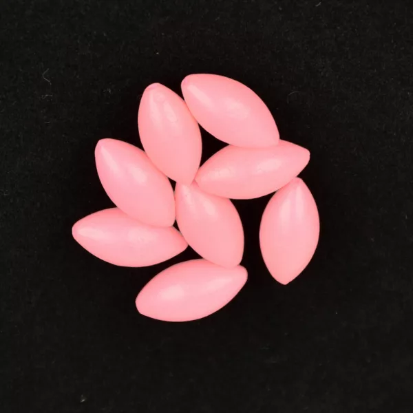 Sunset - PERLES FLOTTANTES OVALES LUMINEUSES ROSES 5x10mm X20 - Butée
