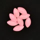Sunset - PERLES FLOTTANTES OVALES LUMINEUSES ROSES 7x15mm X20 - Butée