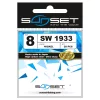 Sunset Sunhooks SW 1933NI N°8 Hameçon feeder barbelé à œillet 20pcs