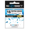 Sunset Knot Protector Sleeve 16mm 24 pcs Transparent Protection Émerillon/Agrafe