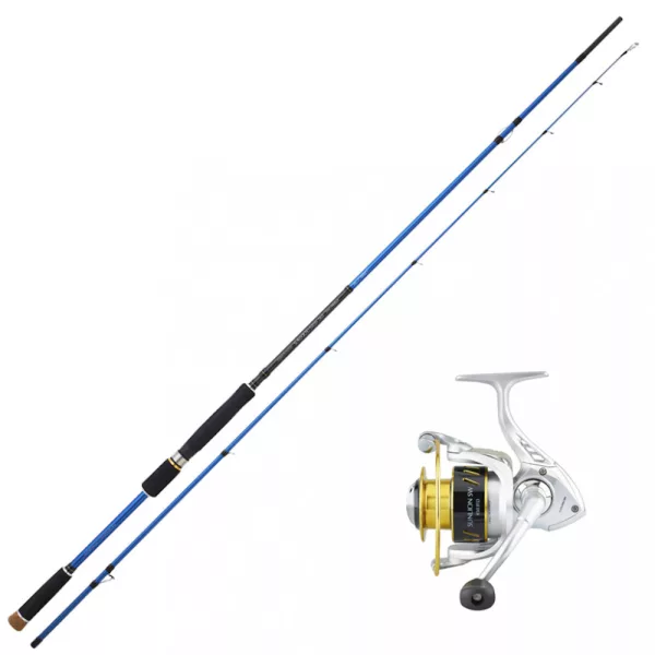 Sunset Sunsquid SW20 210-2 ML Canne et Sunlion SW 4503 FD Moulinet Kit de pêche en mer