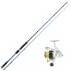 Sunset Sunsquid SW20 210-2 ML Canne et Sunlion SW 4503 FD Moulinet Kit de pêche en mer
