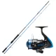 Sunset Sunlure SW20 210-2 MH Canne et moulinet Sunfish ZXR 401 FD Kit de pêche en mer