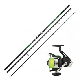   Sunset - SEAVENGER SURFCASTING 420-3 (100/250g) + SEAVENGER SW 7002FD - Ensemble de pêche en mer