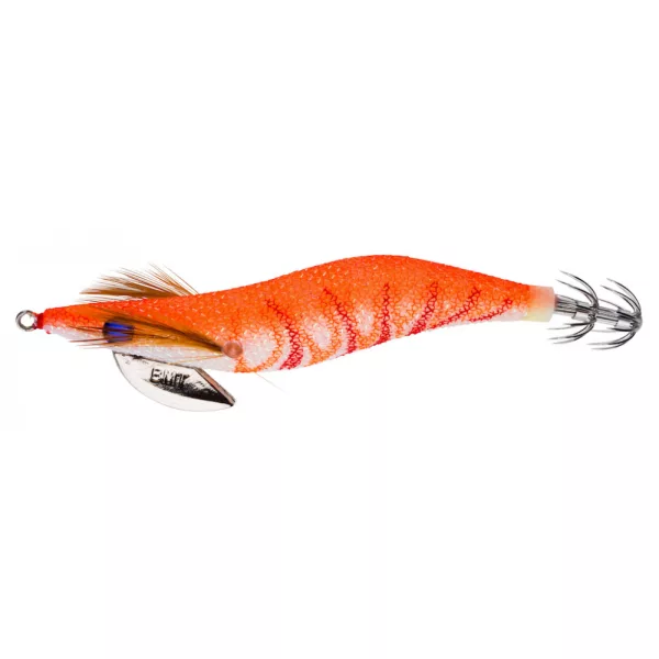 Sunset - SUNSQUID BAD GAMBAS COULANT 6,5CM FIRE ORANGE - Turlutte