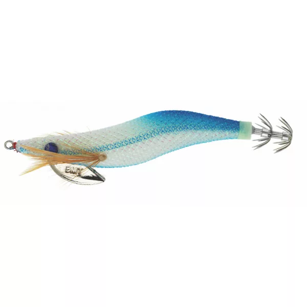 Sunset - SUNSQUID BAD GAMBAS COULANT 6,5CM SUPER GLOW BLUE - Turlutte