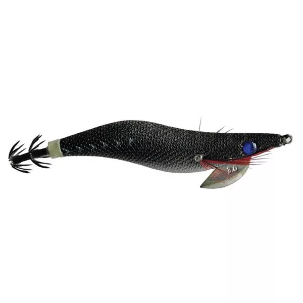 Sunset Sunsquid Bad Gambas Tout Noir 8,0cm 10,3gr Turlutte Calamar Coulante