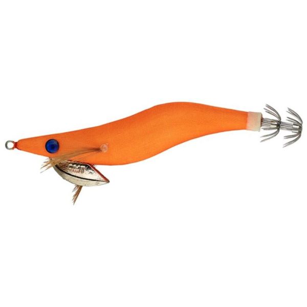 Sunset Sunsquid Bad Gambas Orange Soyeux 8,0cm 10,3gr Turlutte Calamar Coulante