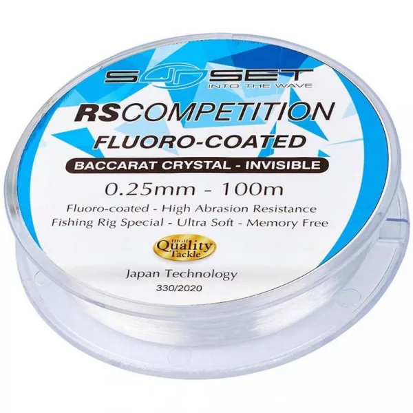 Sunset - FLUORO-COATED RS COMPETITION 0,25mm 100M - Fil monofilament