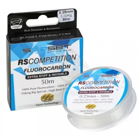   Sunset - FLUOROCARBON EXTRA STIFF RS COMPETITION 0,18mm 50M - Fluorocarbone