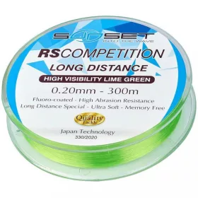   Sunset - RS COMPETITION LONG DISTANCE HI-VISIBILITY LIME GREEN 0,14mm 300M - Fil monofilament