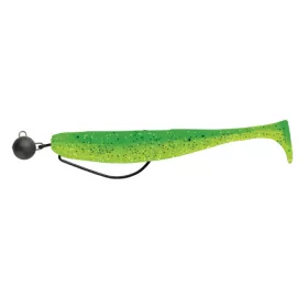   Swimy Cheburashka Pompei Shad Rig Leurre souple K014 100mm - 7gr   - Ready Rig - Plomb Cheburashka - Pré-monté