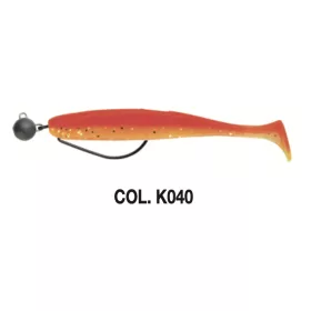   Swimy Cheburashka Pompei Shad Rig Leurre souple K040 100mm - 7gr - Ready Rig - Plomb Cheburashka - Pré-monté