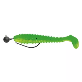   Sakura Cheburashka Galfion Fat Shad Rig Leurre souple K014 95mm - 5gr   - Ready Rig - Plomb Cheburashka - Pré-monté