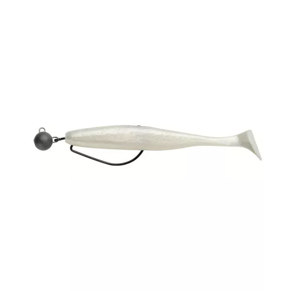 Swimy Cheburashka Pompei Shad Rig Leurre souple PW 125mm - 10gr - Ready Rig - Plomb Cheburashka - Pré-monté