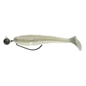   Swimy Cheburashka Galfion Fat Shad Rig Leurre souple PW 120mm - 10gr   - Ready Rig - Plomb Cheburashka - Pré-monté